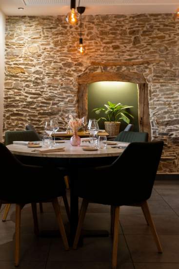 La Maison Forte · Restaurant Gastronomique · Farnay · Loire · Salle