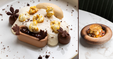 La Maison Forte · Restaurant Gastronomique · Farnay · Loire · plat